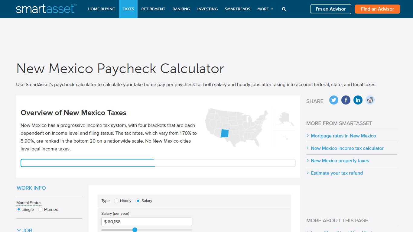 New Mexico Paycheck Calculator - SmartAsset